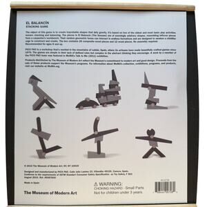 MoMA El Balancin by Pico Pao Educational Wooden Balancing Stacking Game in Box